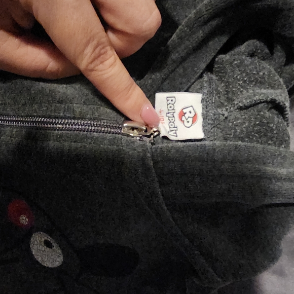 Puma Kids Yellow and Black Hoodie - Picture 14 of 15